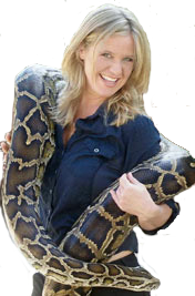 Lanie and Snake